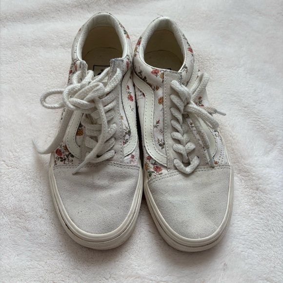Floral Old Skool Vans - Picture 3 of 10